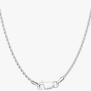 Jewlpire Solid 18K Gold Over 925 Sterling Silver Chain Necklace for Women, 1.35mm Rope Chain Italian Necklace Chain for Women Men Super Shiny & Durable Women's Chain Necklaces 18 Inch