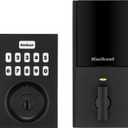 Kwikset HomeConnect 620 Z-Wave Long Range Enabled Keypad Smart Lock Convenient Keyless Entry, Customizable User Codes, Ring Alarm Compatible, Hub Required, Sold Separately Matte Black Contemporary