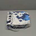 Cow Print Heated Blanket Twin-Heating Electric Blanket Twin with 10 Heat Levels & 10 Hours Auto-Off, Cozy Soft Fleece Sherpa, Washable, 62 x 84 Inche Cow Print Blue (06 - Blue Ombre-white)