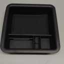 EDBETOS Center Console Organizer Tray Compatible with Toyota FJ Cruiser Accessories 2007-2021 2018 2019 2020 Interior Secondary Armrest Storage Box Insert Tray,Black