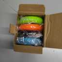 4 Pack Hand Grip Strengthener Rings Finger Exerciser Grip Strength Trainer Silicone Squeezer Gripper for Muscle Strengthening Training Forearm Grip Workout Stress Relief Rehabilitation 30LB-60LB