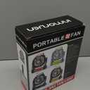 Portable Fan Rechargeable, 25400mAh Cordless Battery Powered Fan with LED Lantern, USB C Battery Operated for Travel Bedroom Home Camping Tent Office Beach Desk Fishing Table