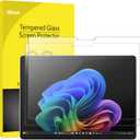 JETech Screen Protector for Surface Pro 11/10 (2024)/Pro 9 (2022) 13-Inch, 9H Tempered Glass Film, Support Surface Pen, HD Clear, 2-Pack