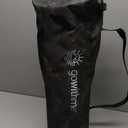 Gowithme Extra Large Quick Folding Tripod Stool with Backrest Fishing Camping Chair with Carry Strap