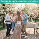 4 Sets Easter Party Games Swing Shaking Balls Game Colorful Bunny Novelty Twerk Game with 4 Adjustable Belts and 80 Balls for Adults Garden Outdoor Indoor Group Holiday