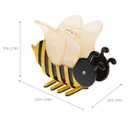 Beaupretty Bees Claw Clip Cartoon Bee Hair Clip for Women and Girls Honeybee Design Hair Accessories Secure Hold for Thick Daily Styling Bun Ponytail