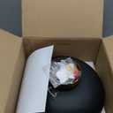 Bargeni Flush Mount Ceiling Light,12.5 inch LED Ceiling Light Fixture,5CCT Dimmable/2700K6000K/20W, Matte Black with Wood Accent,Mid Century Light Fixtures Ceiling Mount,ETL Certified