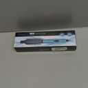 FARERY Mini Thermal Brush, Curling Iron 3/4 Inch, Heated Round Brush for Volumizing and Small Curls, Travel Size Curling Iron for Short & Thin Hair, Dual Voltage, One Heat 392F, Blue