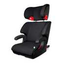 Clek Oobr High Back Booster Seat with Adjustable Headrest, Reclining Design, Latch System, and Retardant-Free Fabric (Railroad Ziip). Manufactured on: 2026/07/21. Expires on: 2035/07/21