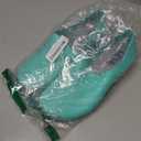 Sticky Nursing Shoes Women - Chefs - Kitchen - Nurses - Clogs for Work - Waterproof Non Slip (9, Light Green)