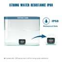 Runleader RL-HM057ADH1 Digital Hour Meter, Works for DC5V to 60V Powered Machine.