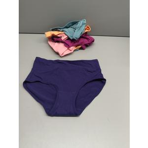 Molasus Women's Cotton Underwear High Waisted Full Coverage Ladies Panties, Small Size , 5 Pack