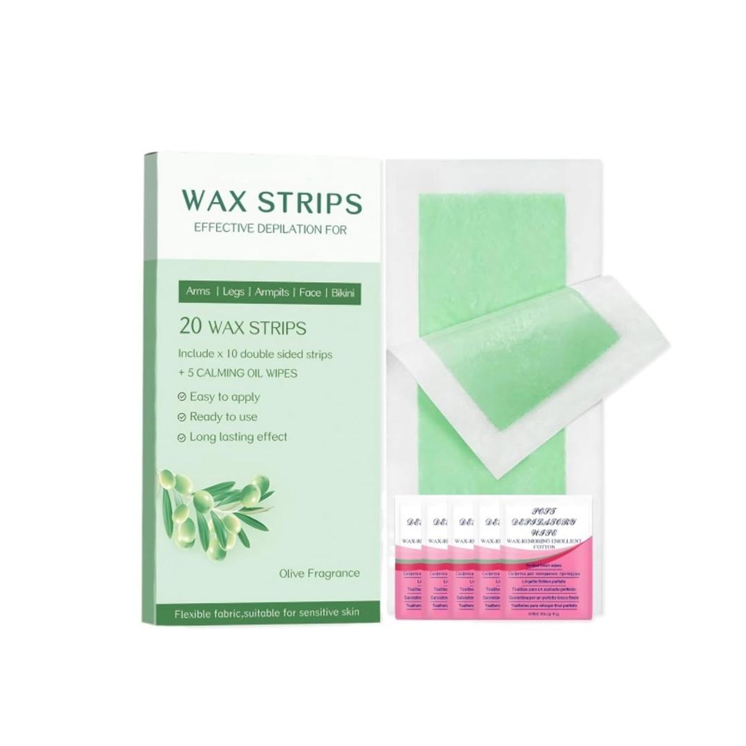 Facial Hair Removal Wax Paper,Leaving No Residue,Gentle and Clean,Tear Off Style,Smooth Face,Portable for Daily Use