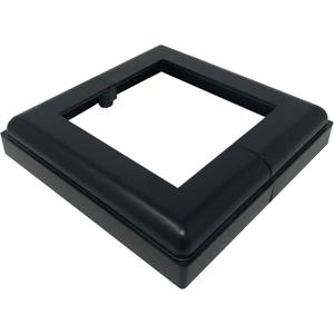 Nuvo Iron ADPBS6 Aluminum 6X6 Post Skirt Base, 1 Count (Pack of 1), Black