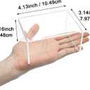 Cerpourt 8Pcs Acrylic Display Risers(6",5",4" 3") Clear Product Stand,Cupcakes Holder Dessert Display Transparent Showcase Stands, Candy Bar Risers, Acrylic Lifts Display for Figures