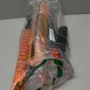 SEAAES 56 Inch Truck Snow Brush Scraper Long Handle, Heavy Duty Extendable Snow Broom for SUV, Windshield Ice Scraper with Foam Grip for Car Automobile Vehicle Window - Orange