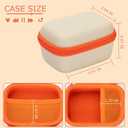 2 x Storage Case for Yoto Mini Player Kids Audio & Music Player, Portable Yoto Card Holder Case (beige)