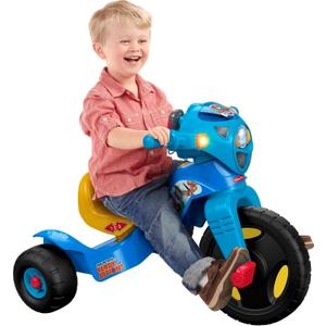 Fisher-Price Toddler Tricycle Nickelodeon PAW Patrol Lights & Sounds Trike, Toy Bike with Handlebar Grips & Storage for Outdoor Play Kids Ages 2+ Years