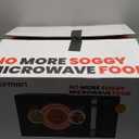 Chefman MicroCrisp Countertop Digital Microwave Oven, Unique "Cook & Crisp" Power Combo, 1.0 Cu Ft, Dual-Cook 1000W Microwave + 1500W Crisper, 6 Touch Presets, Digital Display, Stainless Steel Handle