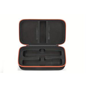Wireless Microphone Case Compatible with Wireless 2 Microphone System, Handheld Dual Mic Case with EVA Hard Shell, Portable Mic Storage Bag for Singing or Karaoke