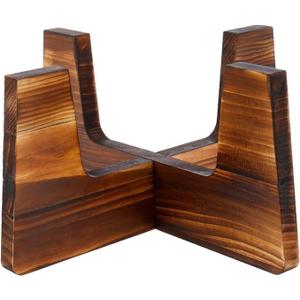 2 Pcs Plant Stand Indoor, Wood Planter Stand, Minimalist Wood Pot Stand, Beautiful Wood Plant Holder Stand, Sturdy Wood Flower Holder, Practical Wood Flower Pot Holder for Indoor Outdoor (Brown)