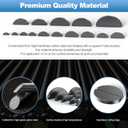 2 x 80pcs Woodruff Key Assortment Metric Set 8 Popular Sizes Carbon Steel Woodruff semicircle Key - Half Moon Key for Fasteners Mechanical Industry Crankshaft