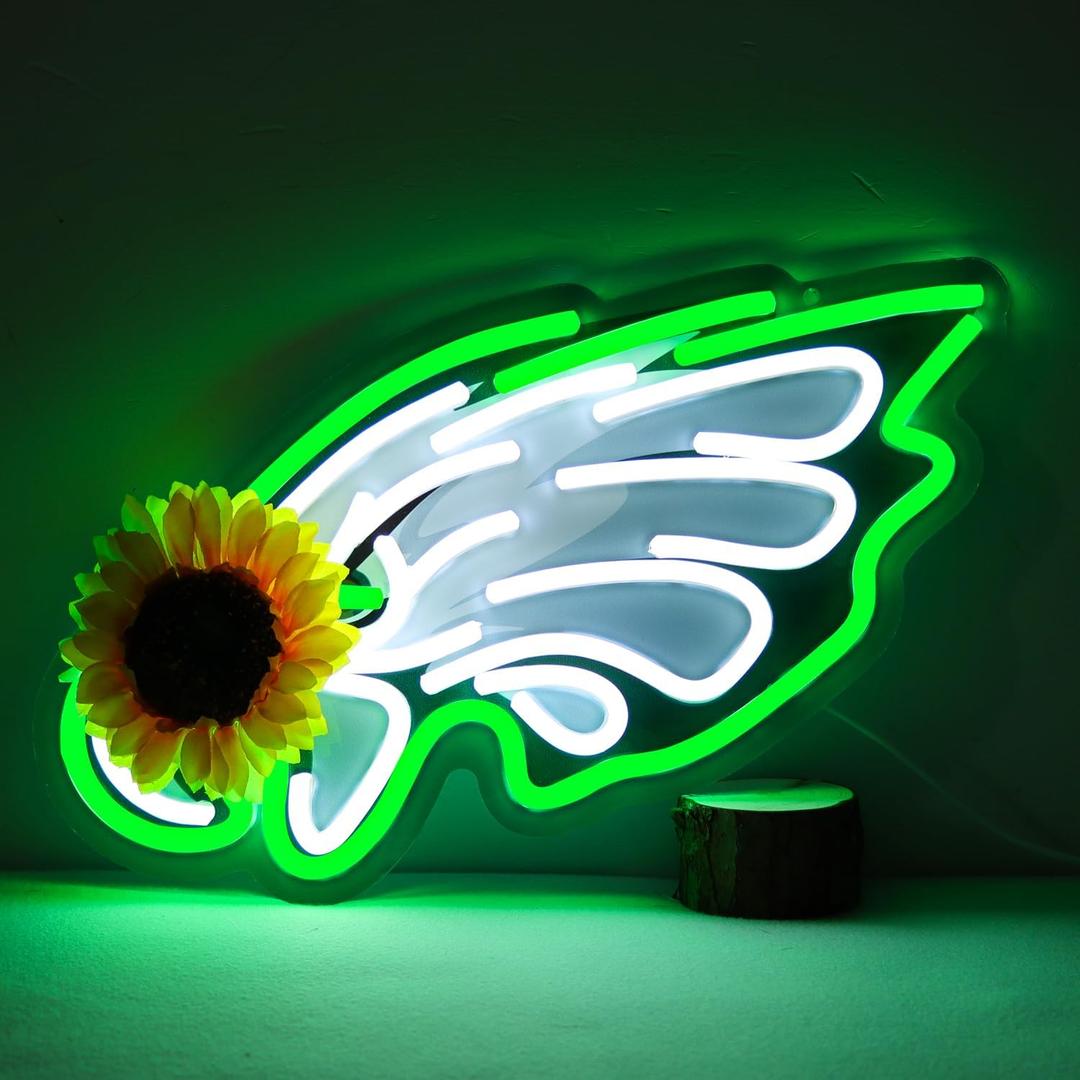 JFLLamp Eagles Neon Signs for Wall Decor Eagles Neon Lights for Bedroom Led Signs Suitable for Dormitory Man Cave Christmas Gift, Eagle