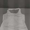 Trendy Queen Halter Tops for Women 2026 Spring Fashion Summer Going Out Tops Backless Crop Sleeveless Workout Shirts Beach Vacation Outfits Casual Cute Y2k Clothes White M