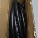 5/8" x 30ft Garden Hose, -40 To 190 Hot/Cold, Heavy Duty,Flexible, 300psi Working, 1000psi Burst, 3/4" Brass Fittings with Hose Protector Coil Spring for Outdoor,Yard, Farm (Black)