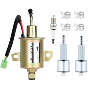 149-2311 Fuel Pump 149-2457 Fuel Filter for Onan 4000 Generator 3600 4000 Watts RV QG 4000 KY Microlite Microquiet Generators E11007 A029F889 A064S966 Fuel Pump Spark Plug Parts