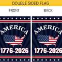 250 Anniversary Garden Flag Double-Sided 12x18 Inch