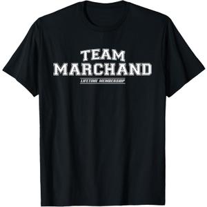 Team Marchand | Proud Family Surname, Last Name T-Shirt, Size: L