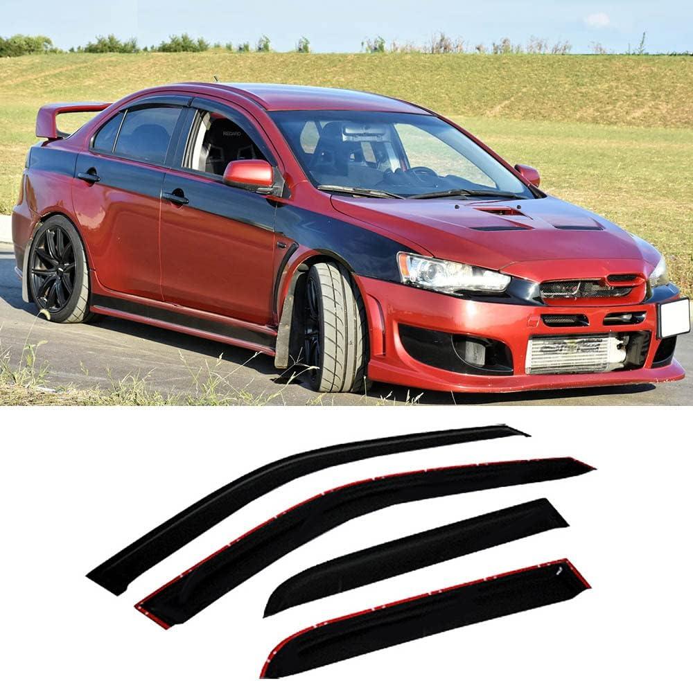 4pcs Extra Durable Rain Guards for 2007-2016 Mitsubishi Lancer 94039