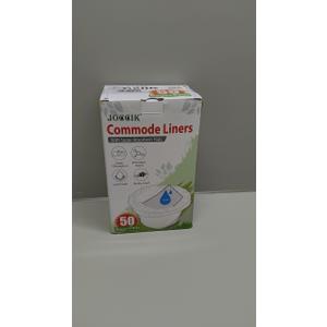 Commode Liners for Bedside Commode with Super Absorbent Pad 50 Pack Disposable Bags Universal Fit All Standard Toilet Chair Bucket Commode Liners for Bedside Commode with Super Absorbent Pad 50 Pack Disposable Bags Universal Fit All Standard Toilet Chair Bucket