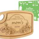 Joeyan Bamboo Cutting Board for Mom, Mothers Day Gifts for Grandma, Engraved Charcuterie Chopping Board with 2-Sided Juice Grooves, Personalized Birthday Christmas Presents for Mama from Daughter Son