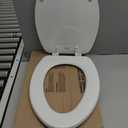 American Standard 5311012.020 Laurel Elongated Wood Toilet Seat with Cover, White