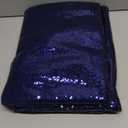 JYFLZQ Navy Blue Sequin Backdrop Curtains 10ft x 10ft 1 Panel Glitter Photo Booth Backdrops Sparkly Photography Background Drapes for Parties Wedding Bridal Showers