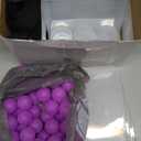 Vinsot 6 Sets Baby Shower Games Bridal Funniest Baby Shower Play, Interactive Shaking Balls for Boy or Girl, Table Tennis Twerk Game (Purple)