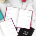 Letts of London Dazzle Academic Weekly/Monthly Planner, August 2025 to July 2026, Week-to-View, Sewn Binding, Multilingual, A5 Size, 8.25" x 5.875", Turquoise (C030613-26)