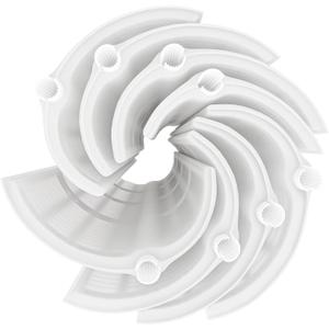 Cryspool 1004 DE Filter Compatible with FNS Plus 48, DEL/DEV 48, DE4820, 59002300, FS-2004, PFS2448, FC-9540, PG-1904, 7 Full + 1 Partial, 48 Sq.Ft DE Grid Swimming Pool Filter Cartridge, 1 Set