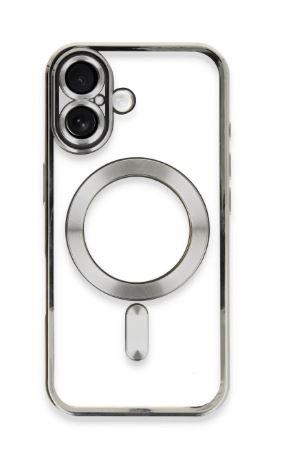 ZIYE Magnetic Case Made for iPhone 17 6.3 Inch [Compatible with MagSafe] Soft TPU Slim Phone Cover Anti-Scratch Drop Protection Clear Phone Case for Women Men, Silver