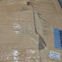 Tribesigns Round Bar Table, 39.4" H Wood Bistro Pub Table with Metal Ring Footrest for Dining Coffee Cocktail Living Room, Small Space, Black(Only Table)