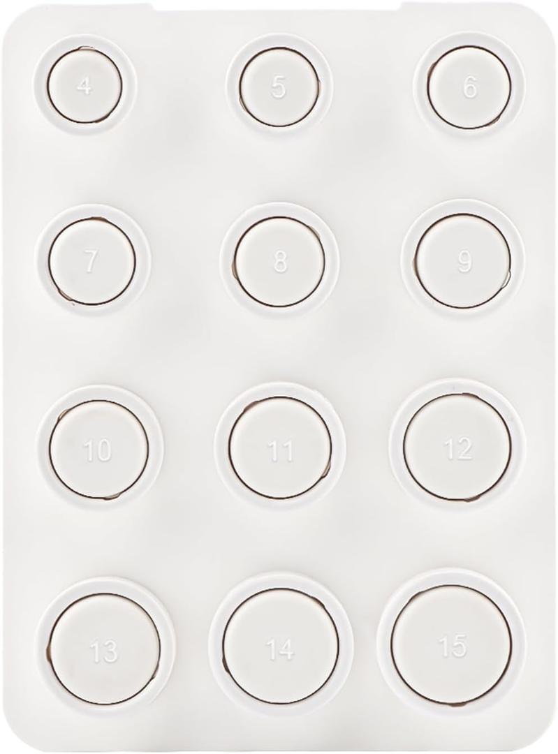 Ring 4 Sizing Kit, Compatible with Oura Ring4, Professional Finger Measuring Tool, Smart Ring Find Your Before You Buy Ring, Size 4/5/6/7/8/9/10/11/12/13/14/15