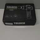 TOLOCO Massage Gun, Deep Tissue Back Massage for Athletes for Pain Relief, Percussion Massager with 10 Massages Heads & Silent Brushless Motor, Valentines Day Gifts for Him Her, Black