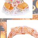 17cm Doll Clothes Set, Cute Orange Dress & Headband Kawaii Dolls Outfit Adorable Clothing Accessories for Girls & Collectors (No Doll)