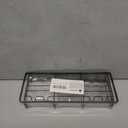 EUDELE Adhesive Shower Caddy, 5 Pack Rustproof Stainless Steel Bath Organizers With Large Capacity, No Drilling Shelves for Bathroom Storage & Home Decor (XL, Black)