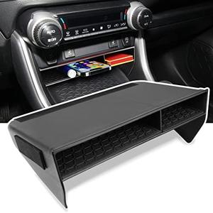 Jaronx Compatible with Toyota RAV4 Center Console Organizer 2025 2024 2023 2022 2021 2020 2019,Upgraded Large Slots Console Storage Tray RAV4 Accessories