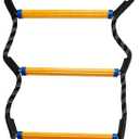 Boat Rope Ladder, 4 Step Heavy Duty 880lbs Strength Climbing Marine Rope Ladder with Reinforced Steps, Perfect for Inflatable Boat, Kayak, Motorboat, Canoeing