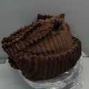 Vessia Flannel Fleece Throw Blanket(50X70 Inch), 300GSM Cozy Brown Stripe Throw for Couch, Sofa and Bed, Warm and Soft Chocolate Microfiber Ribbed Blanket for All Season