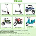 24V MX350 Controller Kit Replacement for Razor E200 E300 Electric Scooter MX350 (V33+) Dirt Rocket Bike, Control Module for E300 (V13+) E200 (V13+) E-Scooter with Throttle Part